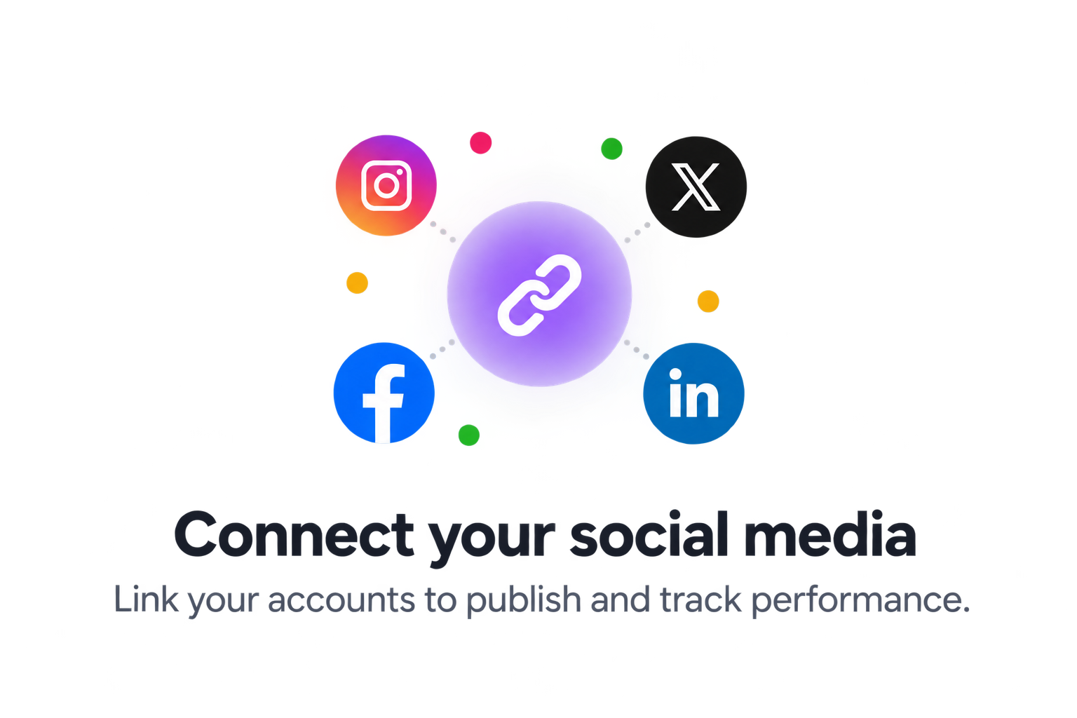 Connect your social media accounts